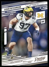 2022 Panini Chronicles Draft Picks #1 Aidan Hutchinson Prestige Bronze