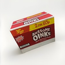 Golden Wonder Awesome Oinks Bacon Flavour Corn Snacks Box – 36 x 22g
