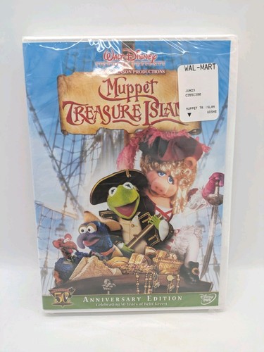 Muppet Treasure Island - Kermit's 50th Anniversary Edition (DVD) Tim Curry NEW