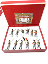 Rare Set 12 C.B.G. Mignot Les Soldats De Plomb- Prussians French Soldiers