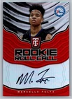 2017-18 Rookie Roll Call Autograph #RRC-MFU Markelle Fultz Rookie Auto NM-M