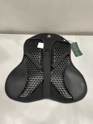 Acavallo Large Ortho-Pudis Gel Seat Saver 20mm Dressage For Horses, Black