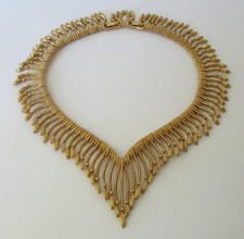 Vintage Goldtone Link Necklace Monet