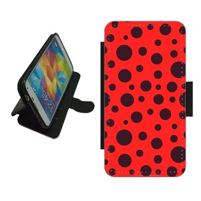 Ladybird Spots Handy Hülle Wallet Flip Cover für iPhone Samsung Pixel Geschenk LADY3
