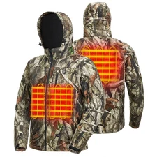 TIDEWE Heated Jacket for Men | Waterproof Heated Softshell Hunting .(S)