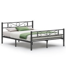 VASAGLE Struttura Letto Singolo, Letto a Doghe in Metallo per Materassi di 200 x