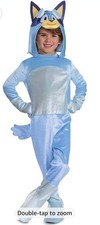 Disguise Bluey Toddler Costume w/ Jumpsuit Mitts Shoe Covers and Headpiece 3T-4T