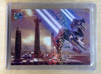 2025 Topps Star Wars Galaxy Eta-2 Actis Class interceptor LogoFractor #/77