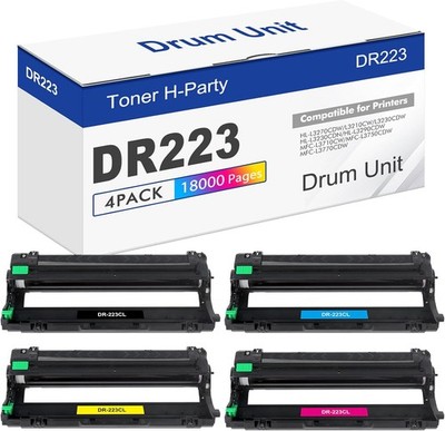 DR223CL Drum Unit Set for Brother Printers - Black, Cyan, Magenta, Yellow