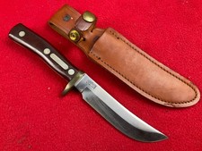 early vintage SCHRADE USA 165 knife fixed blade hunting camping old timer nice