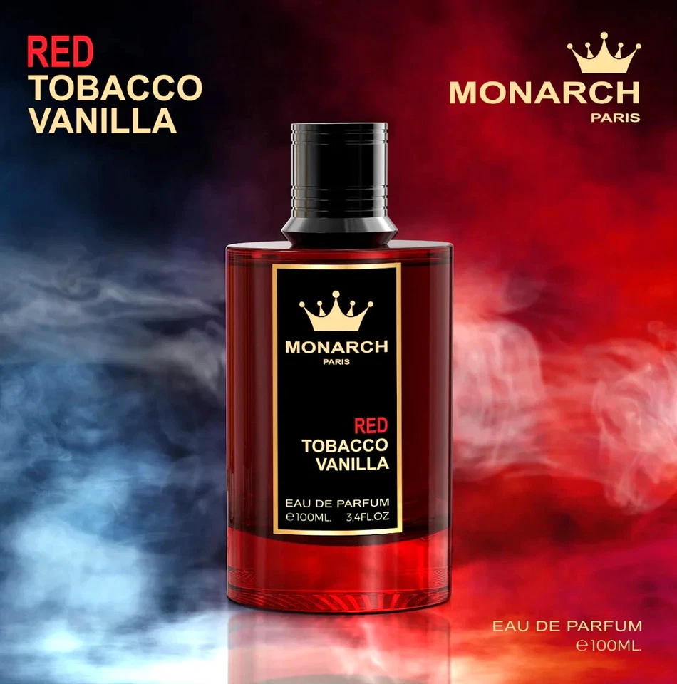 MONARCH Paris Red Tobacco Vainilla Unisex EDP por Milestones 100 ML/3,4 OZ 🔥 Foto 2 de 3
