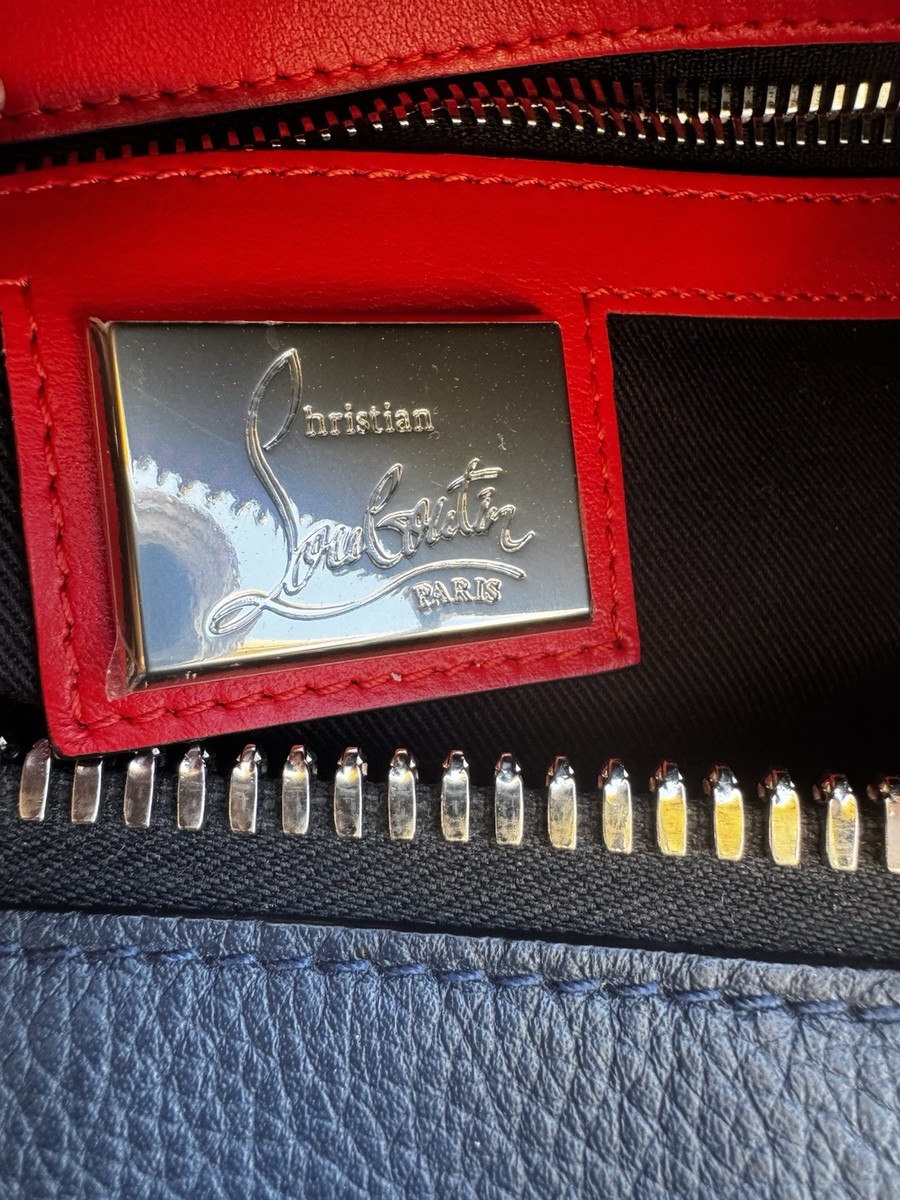 Christian Louboutin BAGDAMON Bag Damon Emblem Decorated Leather