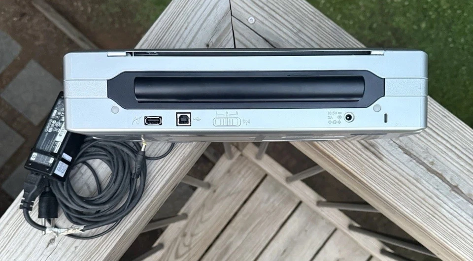 HP Deskjet 460 Model SNPRC-0502 Mobile USB Printer +AC Adapter+ Printer Cable - Image 4 of 4