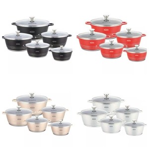 Glaxa Professional Non Stick Cuisinière Die-Cast Ensemble de 10 PCS