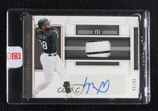 2020 Panini National Treasures Holo Gold 20/25 Luis Robert #GGS-LR Auto 6fs