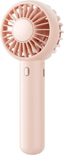 Mini Handheld Portable Fan with Base USB Rechargeable Travel Lash Makeup Girl