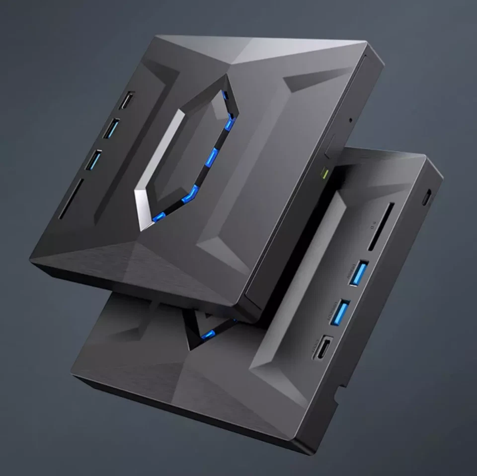 Unidad externa de CD/DVD para portátiles, grabadora USB 3.0 reproductor de grabadora para Windows 11 10 Foto 2 de 4