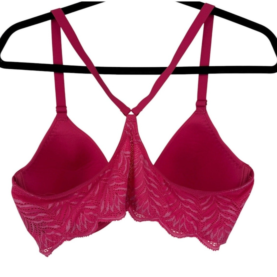 Natori Bra 728309 Lush Front Close Contour underwire dark pink size 38C