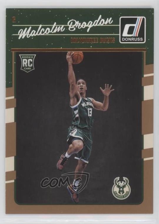 2016-17 Panini Donruss Rookies Malcolm Brogdon #179 Rookie RC 2h4