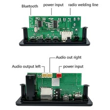 10W 6W Bluetooth Amplifier MP3 Decoder Board Microphone Car Mp3 Player