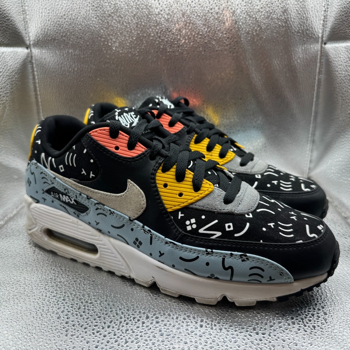 Size 10.5 Nike Air Max 90 Premium Ocean Bliss Black  display picture 2