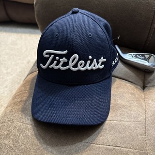 Footjoy Titleist Pro V1 Blue Mesh Embroidered Cotton Golf Hat S/M