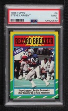 1986 Topps Record Breaker Steve Largent (C* on Copyright Line) PSA 9 MINT 0nr3