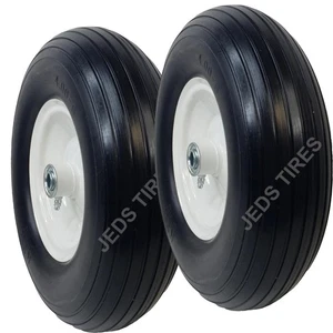 4.00-6 Pneu de brouette sans plat Rim Assemblage de roue 400-6 4.00x6 400x6 5/8" ID