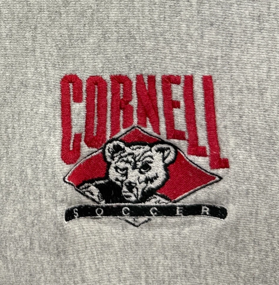 Suéter de fútbol de la Universidad de Cornell para hombre XL Lee Vintage Bears EE. UU. Jersey de tripulación Foto 2 de 4