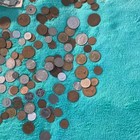 Coin Lot w/ State Quarters Collector’s Map 1999-2008 & Mixed Old  World  Coins. — photo 9