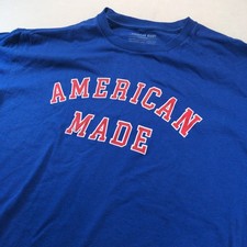 American Giant Shirt Mens 2XL Flag Collection Short Sleeve Crew USA Made A8