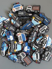 Police Theme Shoe Charms ? USA Style Badge Jibbitz Accessories for Crocs Clogs