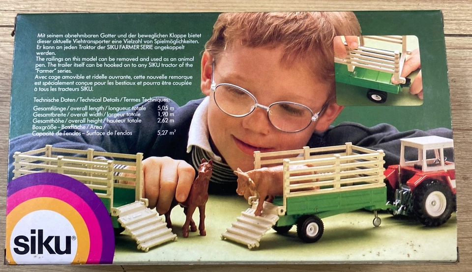 Siku Farmer 2257 rimorchio trasporto animali 1:32 - Immagine 2 di 3