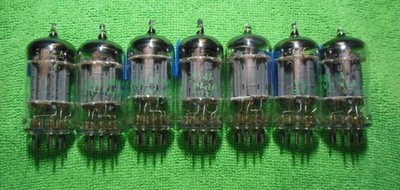 One Jan 5814A tube 12au7 type Sylvania , USA, TV7 Tested NOS