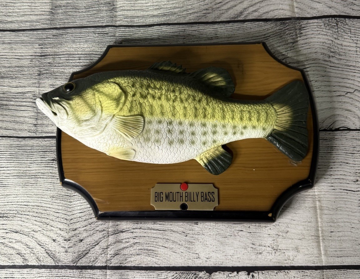 VTG Big Mouth Billy Bass The Singing Sensation Original Gemmy 1999