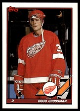 1991-92 Topps ! Doug Crossman Detroit Red Wings #341