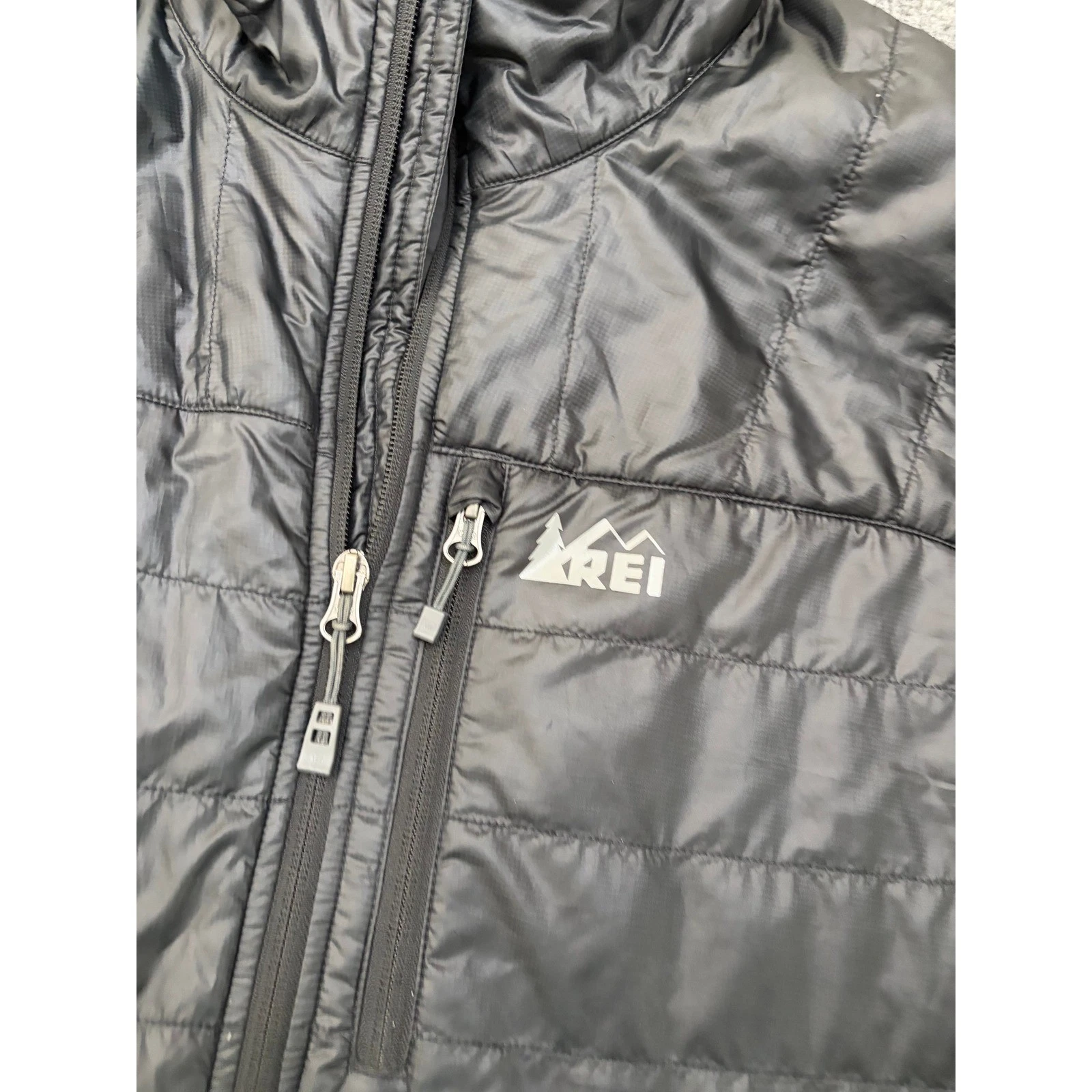 REI Co-op Pertex Quantum Eco PrimaLoft Insulated Puffer Jacket Black Mens XXL - product detail image 6