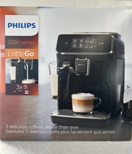 Cafetera negra Philips 2200 Serie EP2230/14 Máquina de espresso negra