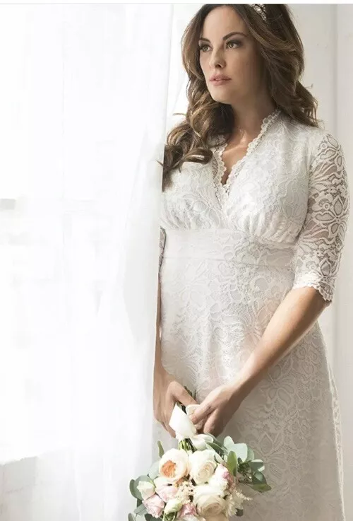 NWT Kiyonna Women s Plus Size 2 Wedding Belle Dress Ivory Lane Bryant