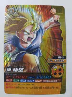 Dragon Ball Z DBZ Data Carddass W Bakuretsu Impact Part 4 Karte #172-IV Prisma