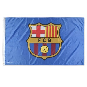 FC Barcelona 2019 Soccer Team Crest Flag 5' x 3' Brand New Royal Blue ...
