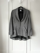 Cabi Zip Back Cardigan / Jacket Size S Grey Fitted