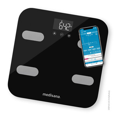 medisana BS 602 connect WIFI Körperanalysewaage bis 180 kg Personenwaage