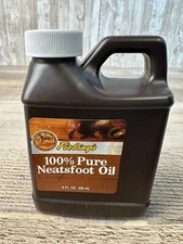 Fiebing's 100% Pure Neatsfoot Oil 8 fl. oz 236 ml- Natural Leather Preservative