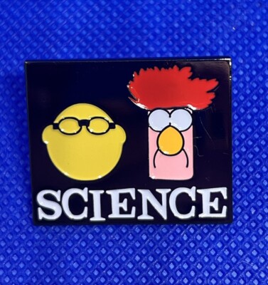 Beaker & Dr. Bunsen Honeydew Muppets SCIENCE Hat Lapel Pin Enamel Metal ...