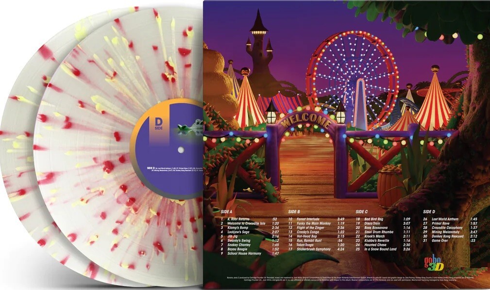 Banana Jamz 2 Donkey Kong Country 2 LP Soundtrack Splatter