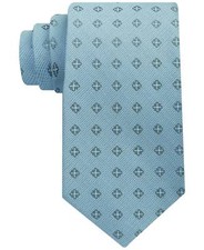  125 Calvin Klein Men S Blue Cross Skinny Slim Dress Silk Neck Tie Necktie 59x3