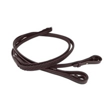 EcoRider Biogrip Fine Flexi Reins. Super soft grip. 5/8" width. Black or Brown