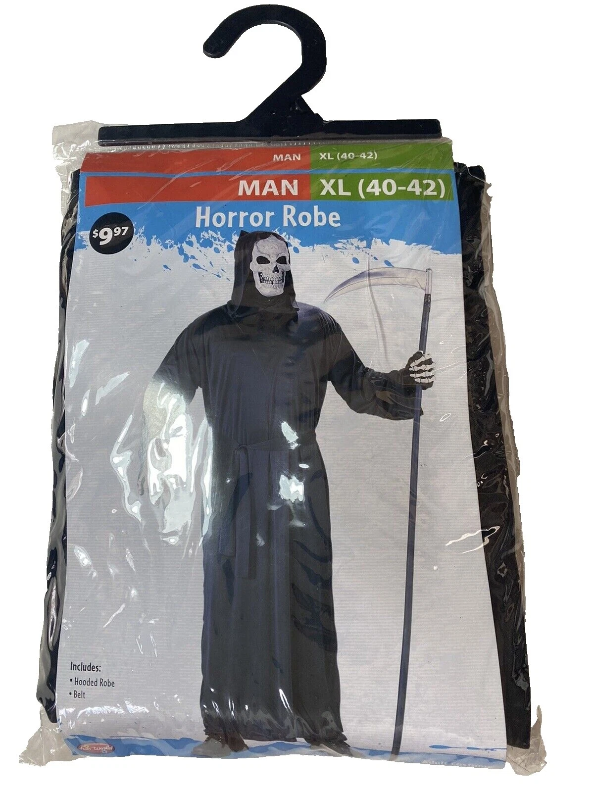 Horror Black Size XL Costumes for Men