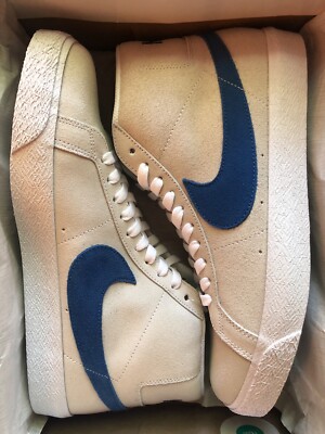 Nike Sb Zoom Blazer Mid Size 10 5 Brand New Cerulean White Team Royal 104 Ebay